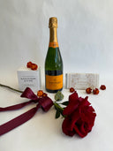 Champagne, Chocolate & Candle