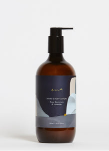 Rose Geranium & Lavender Hand & Body Lotion