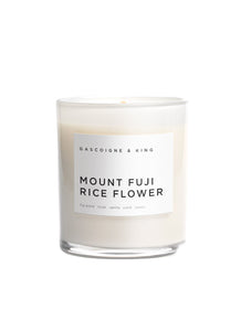 Mount Fuji Rice Flower Luxury Scented Candle