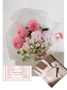Flowers, Body Product and Chocolate Gift