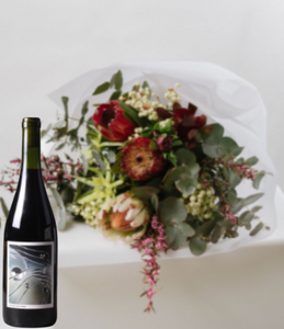 Flowers and Wine Gift